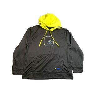 AND1‎ Jacket Adult 2XL XXL Black Hoodie Windbreaker Lightweight Pullover Mens
